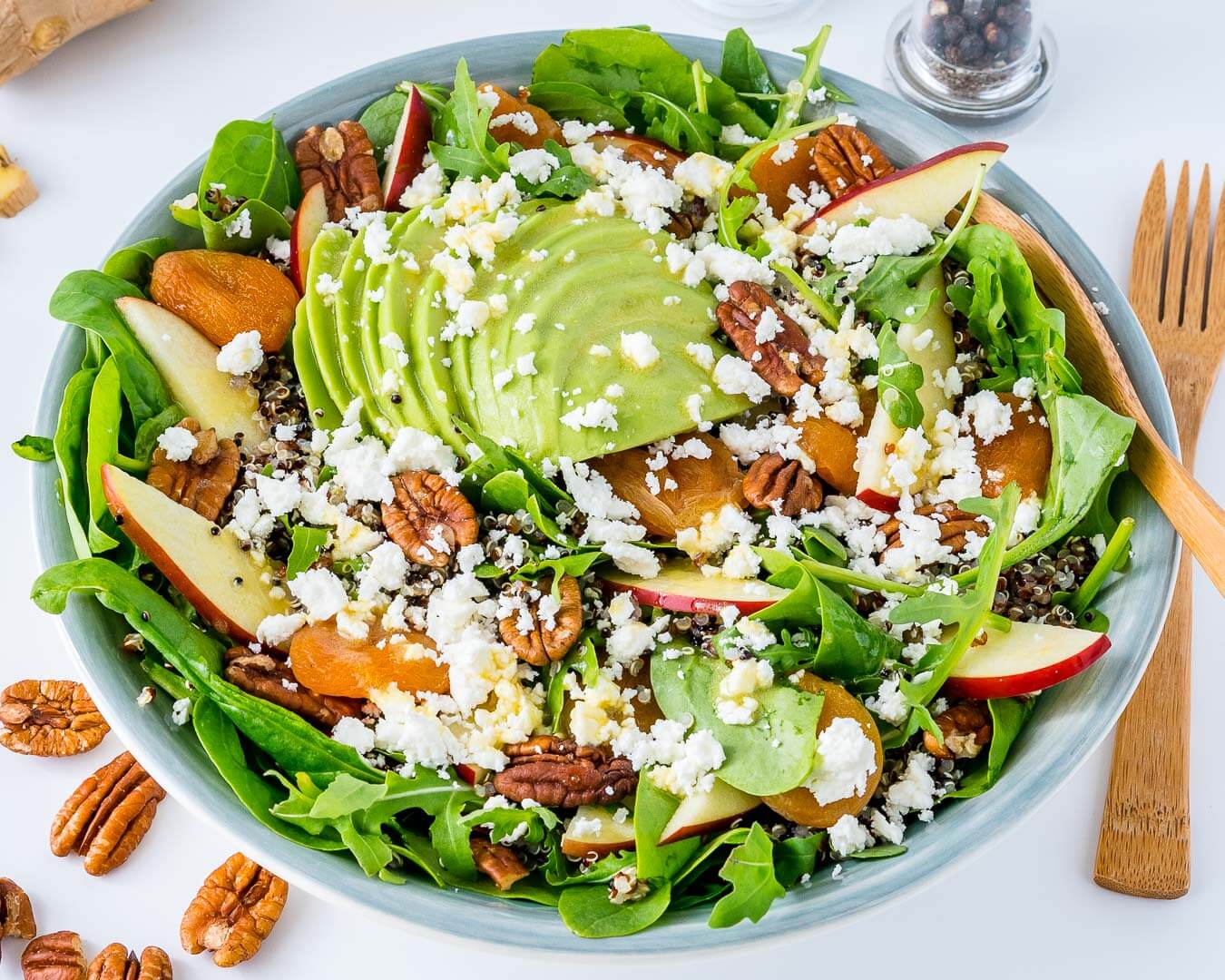 Autumn salad bowl