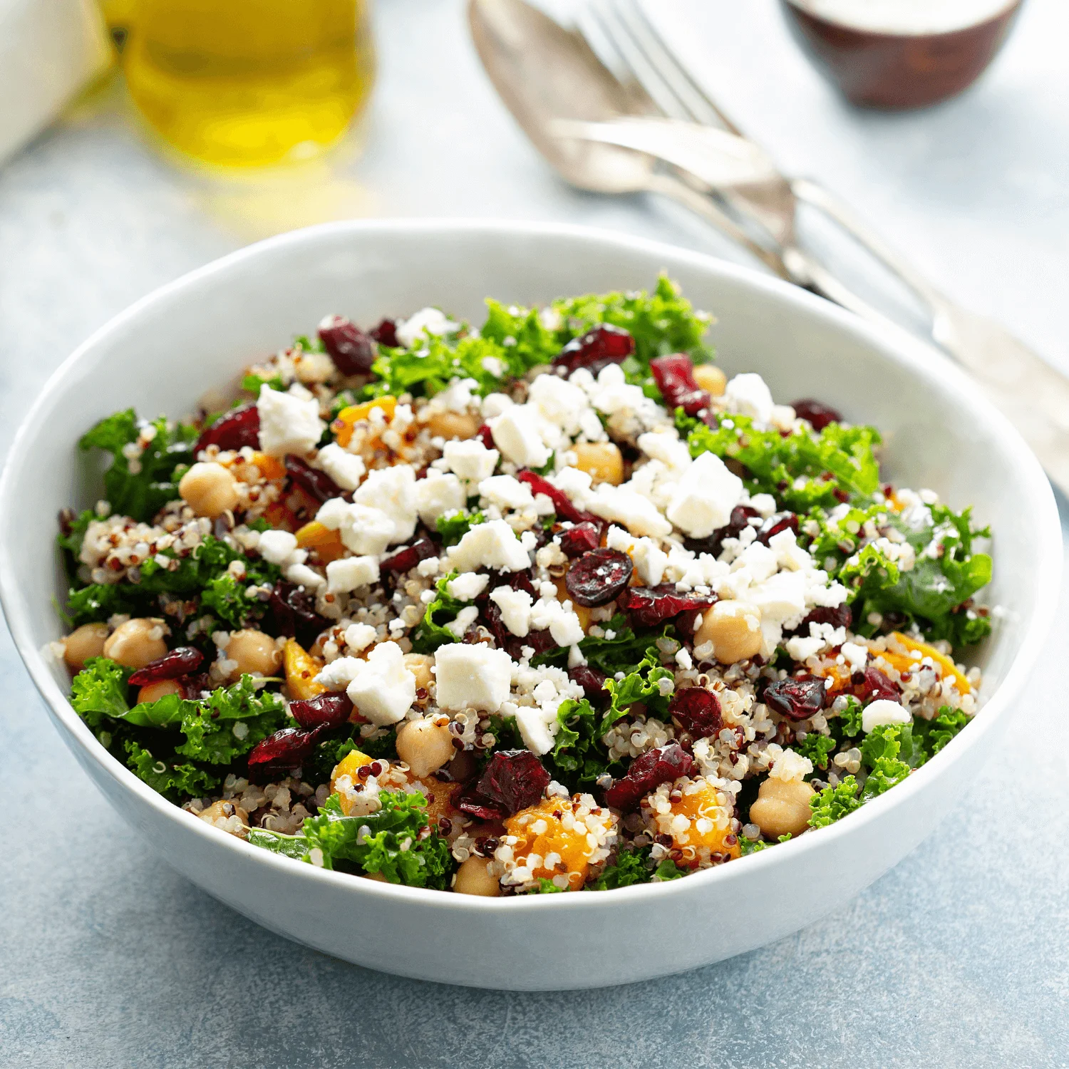 Quinoa kale salad