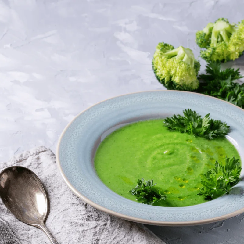 Rocket broccoli soup