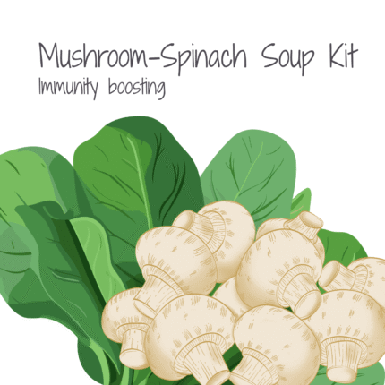 Mushroom spinach soup kit