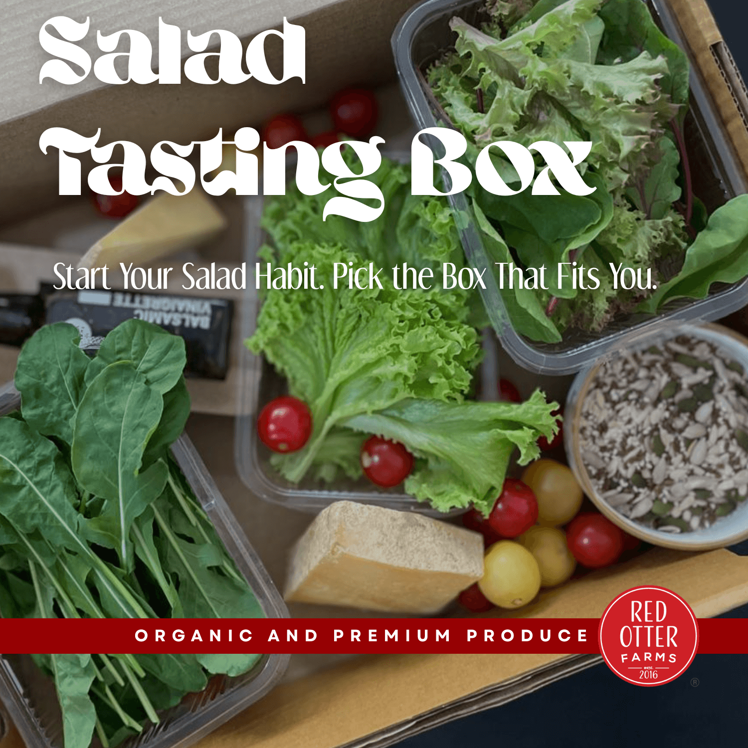 Salad testing to salad tasting landing page
