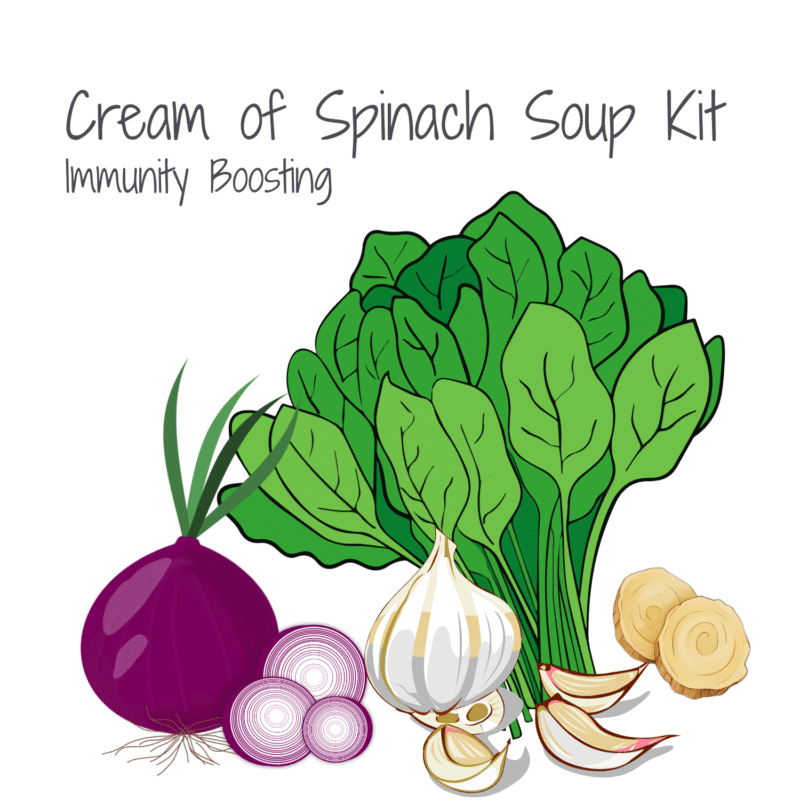 Cream of spinach soup kit