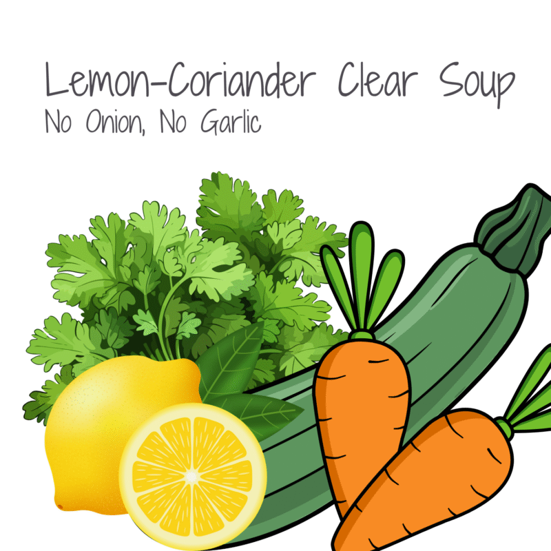 Lemon coriander clear soup kit