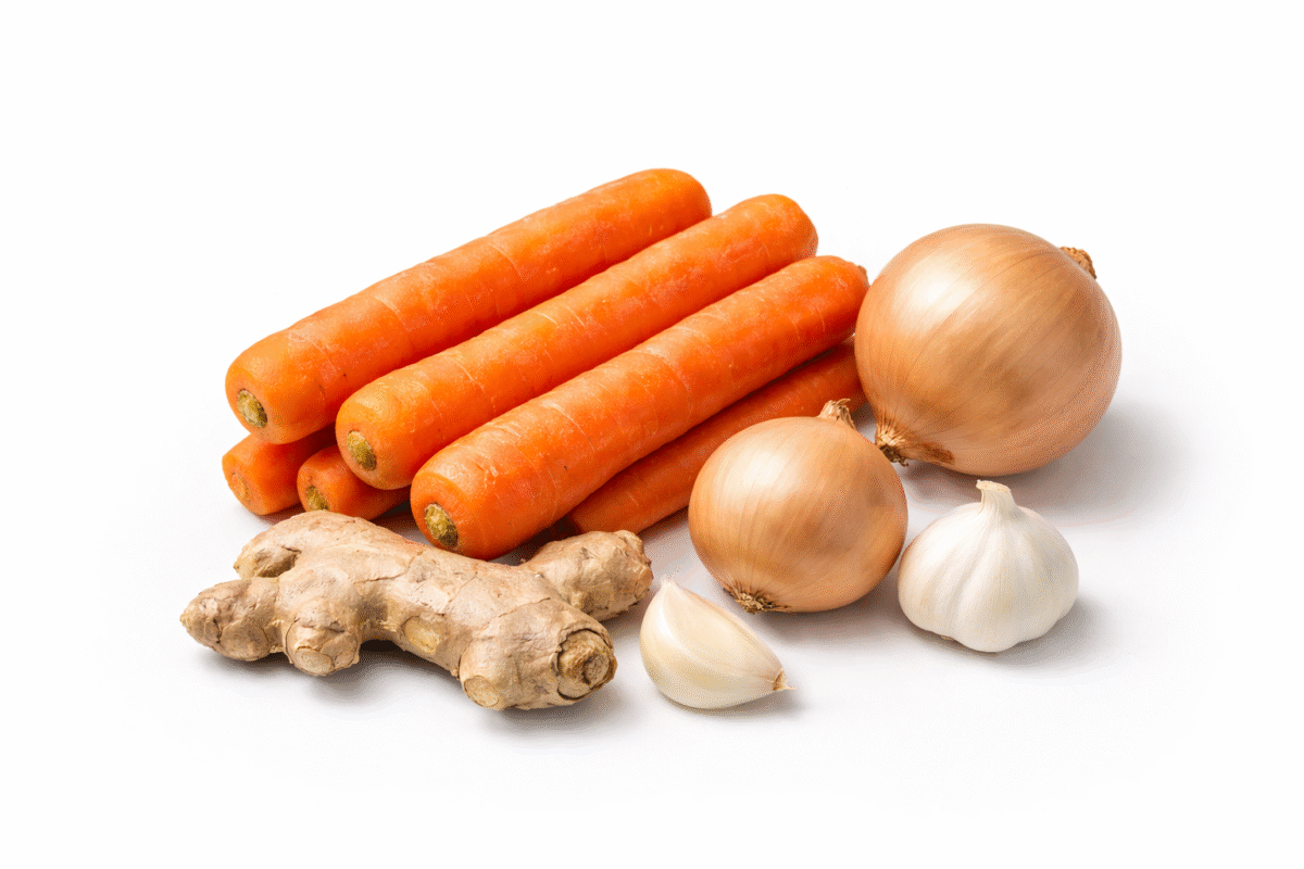 Carrot and ginger summer soup